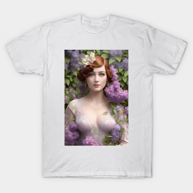 Lady Lilac T-Shirt by PurplePeacock